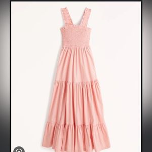 Abercrombie Smocked Bodice Easy Maxi Dress